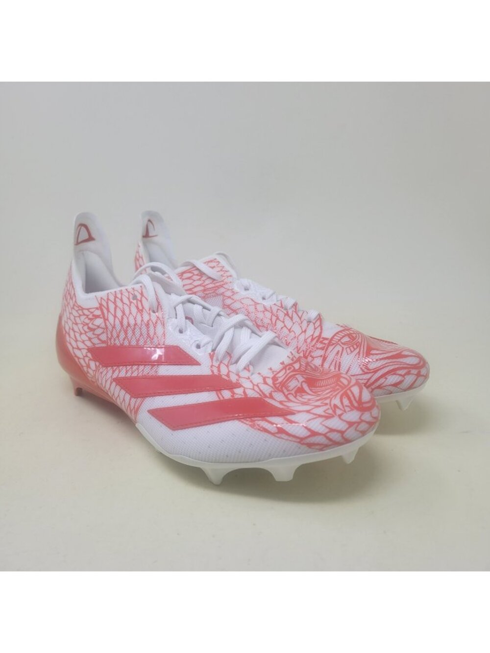 Adidas Adizero Electric Football Cleats Orange White Men's Size 9.5 IH8570 NWOB